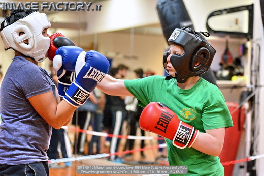 2019-05-16 Milano - pound4pound boxe 1969 Mario Stiatti vs Alessandro Ruiz